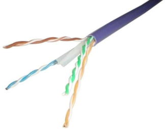 Cat6 U/UTP LSOH Cable 305m Violet