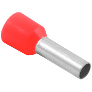 Insulated Bootlace Ferrule Red