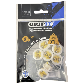 GRIPIT Plasterboard Fixing 15mm Yellow
