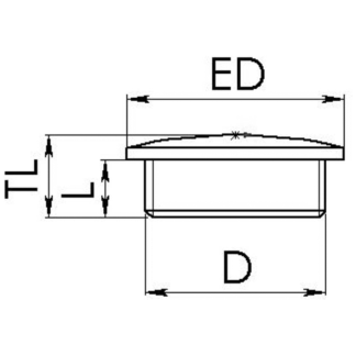 EVSG 20 Stop End M20 Polyamide Black