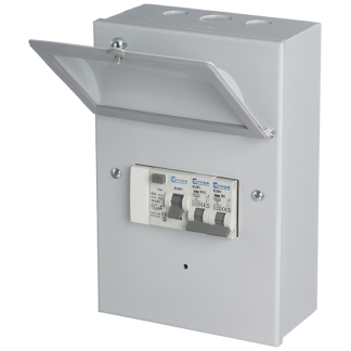 Garage RCCB & MCB Type AC Consumer Unit 63A 6A 32A Metal