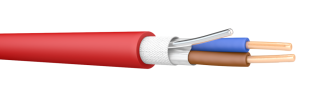 2 Core Fire Resistant Cable 1.5mm Red