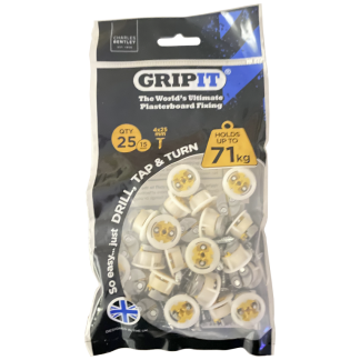 GRIPIT Plasterboard Fixing 15mm Yellow