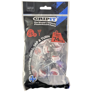 GRIPIT Plasterboard Fixing 18mm Red