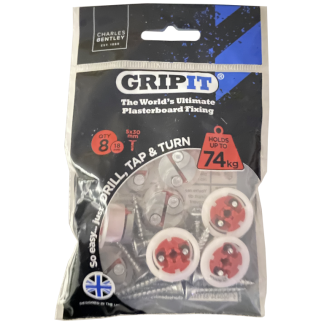 GRIPIT Plasterboard Fixing 18mm Red
