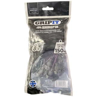GRIPIT RHINOFIX Plasterboard Fixing 8mm