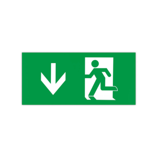 2 x Down Running Man Legend