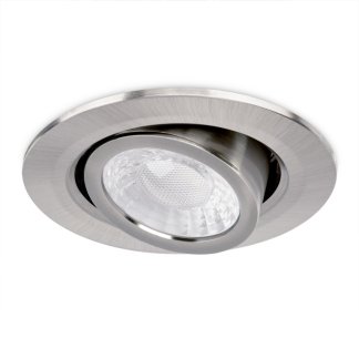 X50 Fire Rated Tilt 3000/4000/5700K Downlight 3/5W 400/650lm Brushed Nickel
