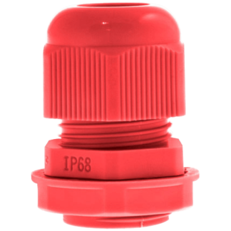 Cable Gland 20mm Red Nylon