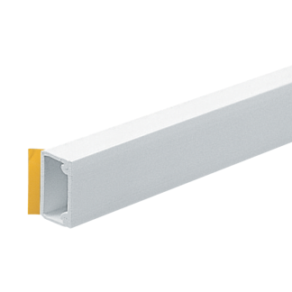 Mini Self Fixing Trunking 16x10mmx3m White