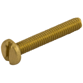 Machine Panhead Screw M4x12mm Brass