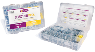 Orbix Selection Pack Screw Kit Silver/Carbon Steel/BZP