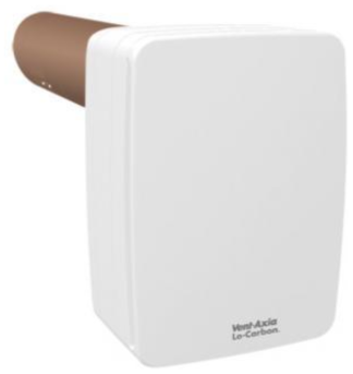 Lo-Carbon Tempra HT Single Room Heat Recovery Unit 320mm White