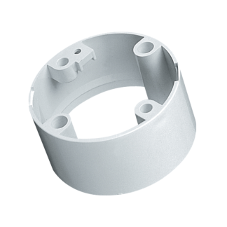 Circular c/w Lugs Extension Ring 20mm White PVC