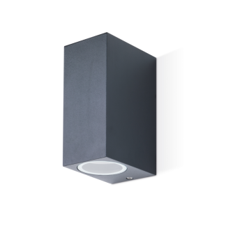 Square Up/Down GU10 Wall Light Anthracite