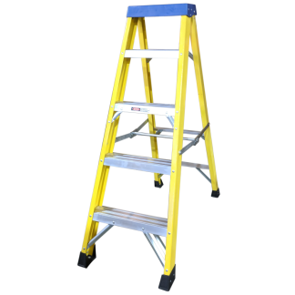 Step 5 Tread Ladder 1320x520mm Fibreglass