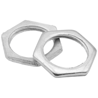 Light Gauge Locknut 20mm BZP