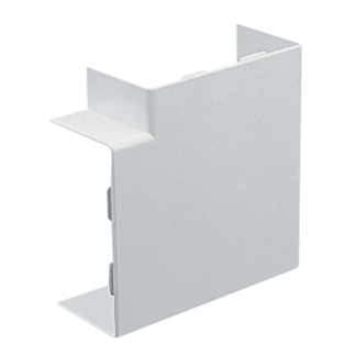 Flat 90Deg Clip-On Maxi Bend 50x50mm White