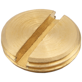 Slotted for Conduit Plug 20mm Brass