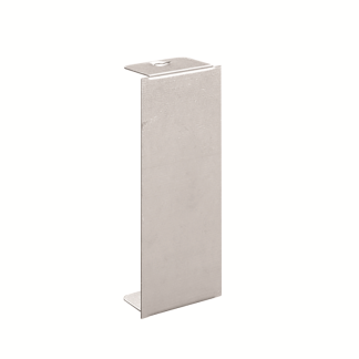 End Cap 100x50mm Steel Pre-Galvanised