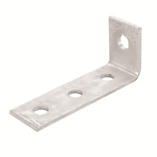4 Hole Right Angle Bracket Steel Hot Dip Galvanised