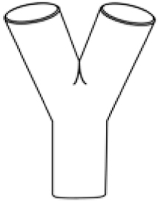 Y Piece Round Ducting Connector 100mm 4in PVC