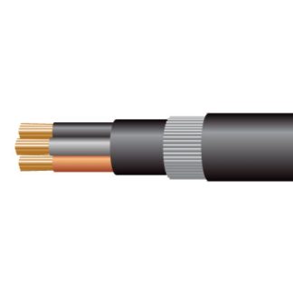 3 Core SWA XLPE/PVC Cable 1.5mm Black
