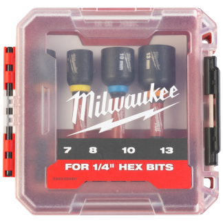 Set Impact Duty for 1/4in Hex Bits Nut Driver 7/8/10/13mm