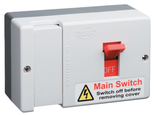 Fused Main Switch 80A White