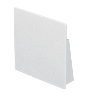 Maxi End Cap 100x100mm White
