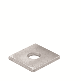 Square Plate Washer M12 40x40x5mm BZP