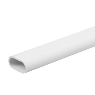 Oval Conduit 25x11mmx3m White