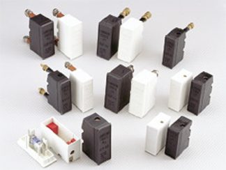 LCF Clipfit Front Connected Fuse Holder 415V 32A Black