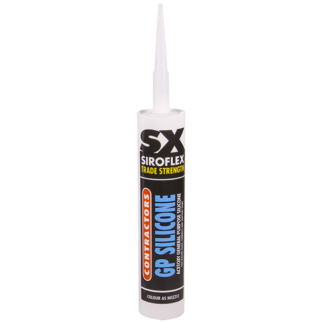 Adhesive Contractors GP Silicone 300ml White