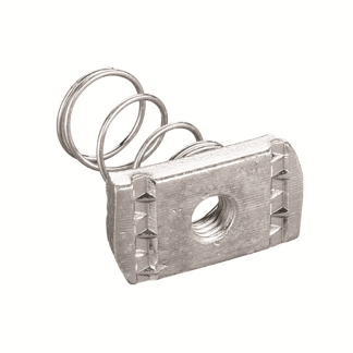 Long Spring Channel Nut M10 BZP