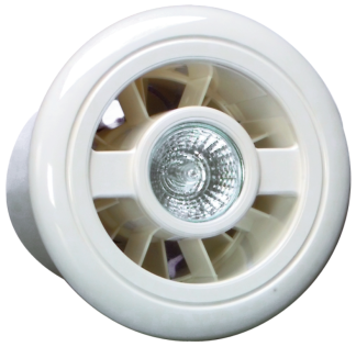 LuminAir Vent Light Bezel 90D Bend Vent Light White