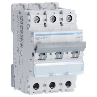 TP Type C MCB 20A 10kA