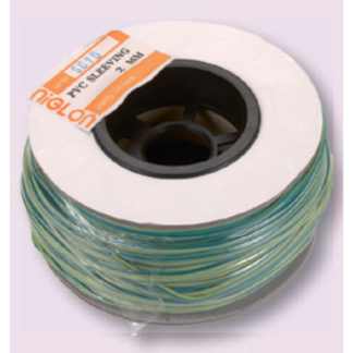 Earth Drum Sleeving 3mmx100m Green/Yellow