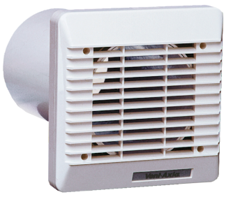 For Minivent Fans Wall Kit 100mm White