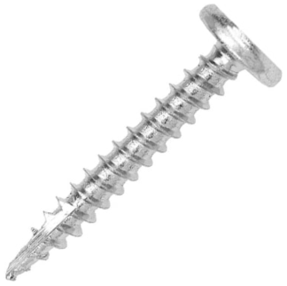 Orbix Wood Wafer Head Self Drill Screw 4.2x35mm Silver/Carbon Steel/BZP