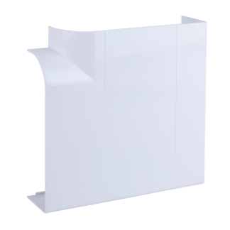 Curve Flat Angle Up Profile 2 Cover 167x50mm White
