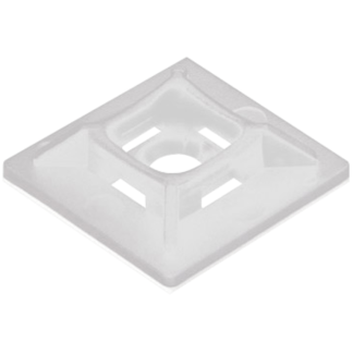 Cable Tie 2 Way Base 19mm Natural