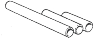 Round Pipe 100mm/4in L2000 PVC