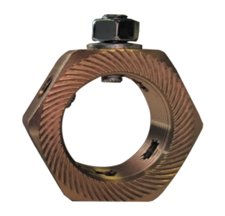 Earthing Nut Earthing Nuts 32mm Brass