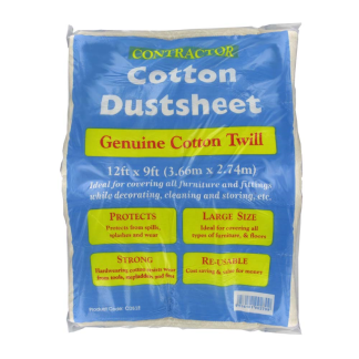 Dust Sheet 3.6x2.7m Cotton