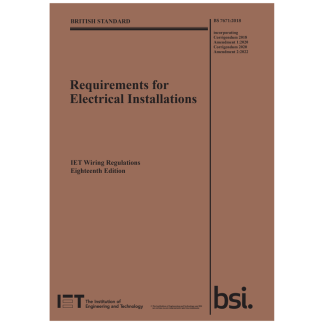 IET Wiring Regulations 18th Edition Book