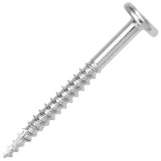 Orbix Wood Wafer Head Self Drill Screw 4.8x50mm Silver/Carbon Steel/BZP