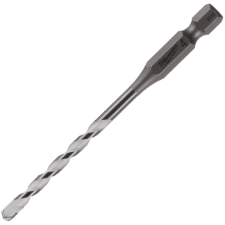 Multi Material Hex Shank Drill Bit 4x90mm Tungsten Carbide Tipped