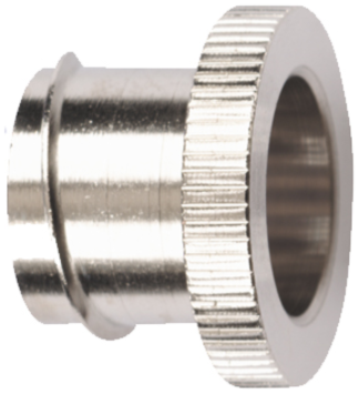 Type E for Conduit End Cap 16mm Nickel Plated Brass