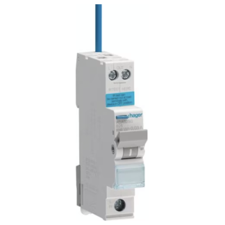 Reduced Height B Curve Type A RCBO 6kA 25A 30mA 92x17.7x73.6mm